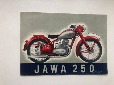 Prospekt motocyklu Jawa 250 ccm Pérák - Motoristická literatura