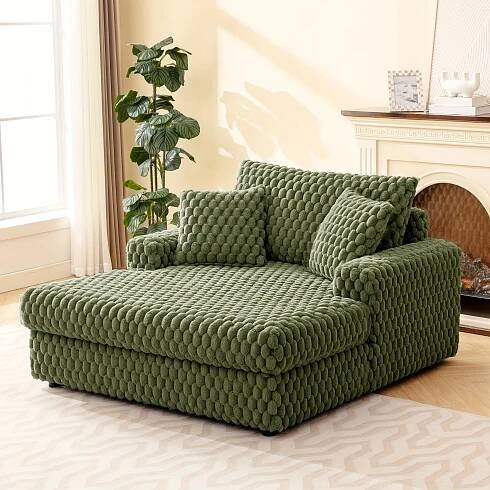 * 53&*; Sleeper Sofa Bed, Modern Velvet Futon Couch, Loveseat For Living Room Apartment Modern Lounge Furniture For Living Room