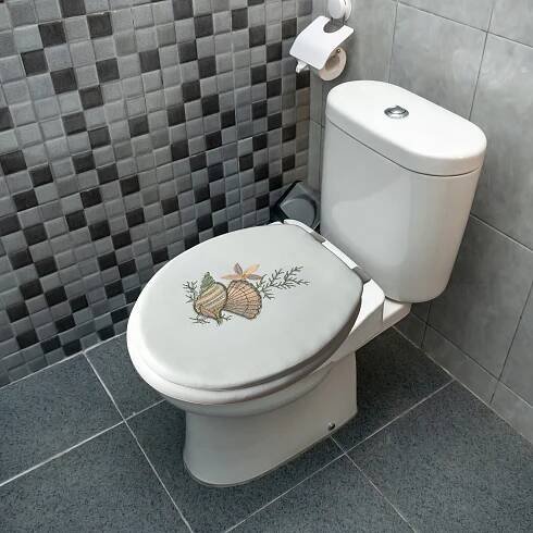 WC SEDÁTKO UNIVERZÁLNÍ, VÍKO, MĚKKÁ TOALETNÍ KLAPKA Délka 39.5 cm