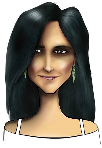 Caricatura JULIETA VENEGAS