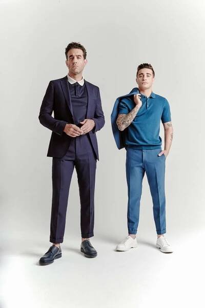 Bobby and Jake Cannavale for Hugo Boss