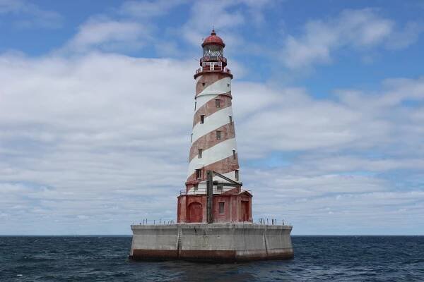 White Shoal Light Lake Michigan