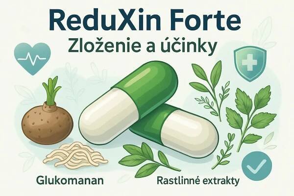 ReduXin Forte – zloženie a účinky prírodného doplnku na chudnutie