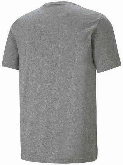 Pánské tričko  PUMA Ess Logo Tee medium gray heather 5