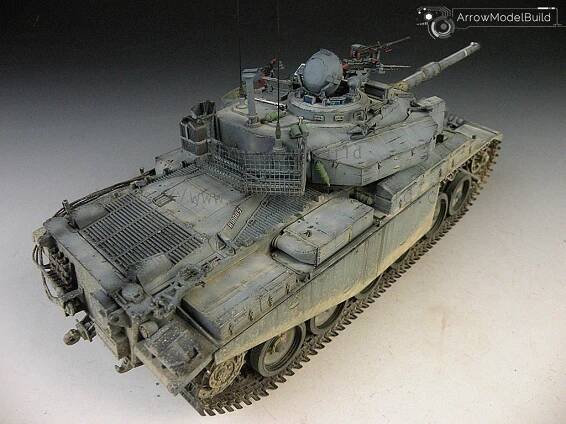 AeroModelBuild - Figure and Robot, Gundam, Military, Vehicle, Aero, Model Build. AeroModelBuild A41 Centurion Tank Built