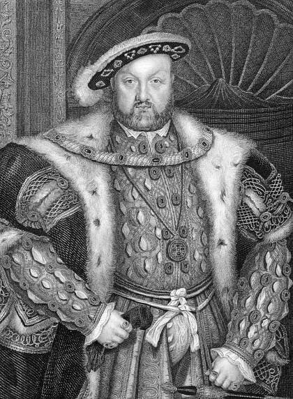 Król Henryk viii Anglii — Obraz stockowy