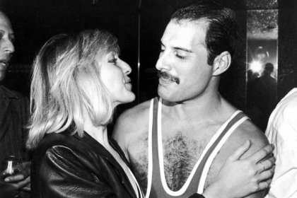 Freddie Mercury and one-time fiancée, Mary Austin