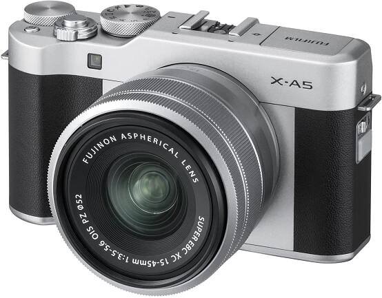 Fujifilm X-A5 Mirrorless Digital Camera w/XC15-45mmF3.5-5.6 OIS PZ Lens