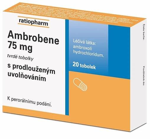 Ambrobene 75 mg 10 kapslí