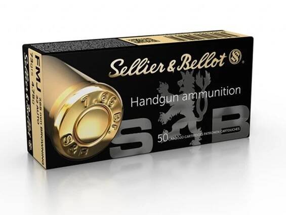 Pistolový náboj Sellier&Bellot 7,65mm /.32ACP FMJ 50ks