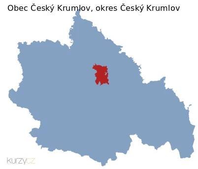 Český Krumlov v okrese Český Krumlov