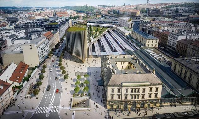 Masarykovo nádraží v Praze podle Zahy Hadid bude menší a zelenější – DesignMag.cz