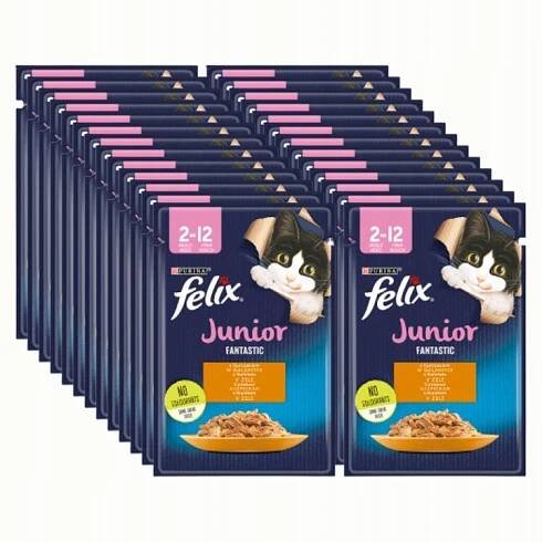 FELIX Junior Kuře v želé - kapsička 26x85 g