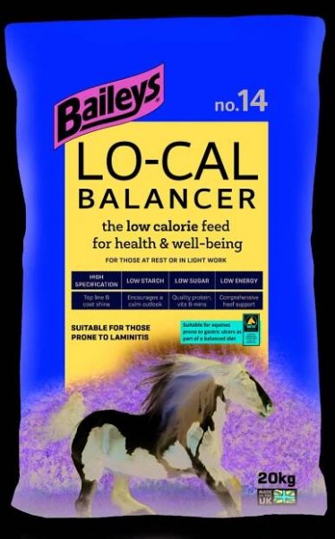 Baileys No. 14 Lo-Cal Balancer Horse Feed 20kg