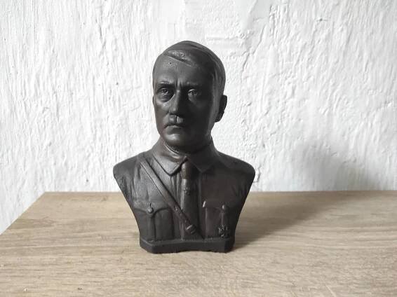 busta Adolf Hitler 16 cm - Vojenské sběratelské předměty