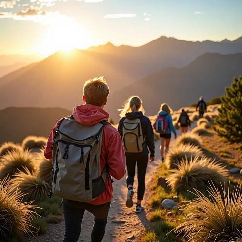 Friends Hiking