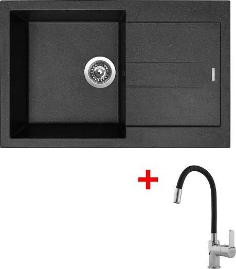 Sinks AMANDA 780 Granblack + Flexia - G12930