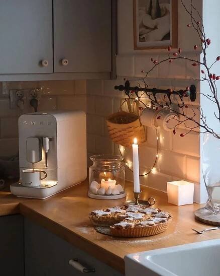 Pin by Sayhellotolia on Interior in 2025 | Cozy kitchen, Home decor kitchen, Kitchen interior