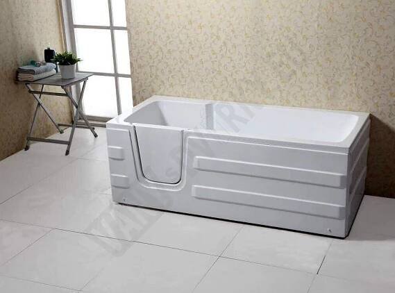 VSD Import FORES vana s dvířky, délka: 155 cm, stranová verze: levá - Vany s dvířky
