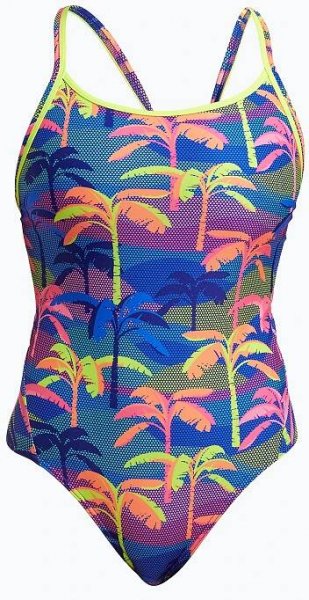 Dámské jednodílné plavky Funkita Diamond Back Palms a Lot