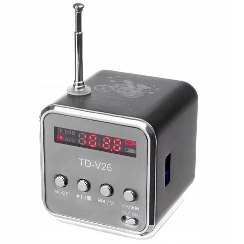 BEZDRÁTOVÝ REPRODUKTOR MINI RÁDIO MP3 USB SD BLUETOOTH EAN (GTIN) 5903039723849