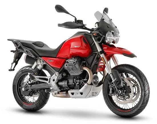 Frontansicht: Moto Guzzi V85 TT Modell 2019