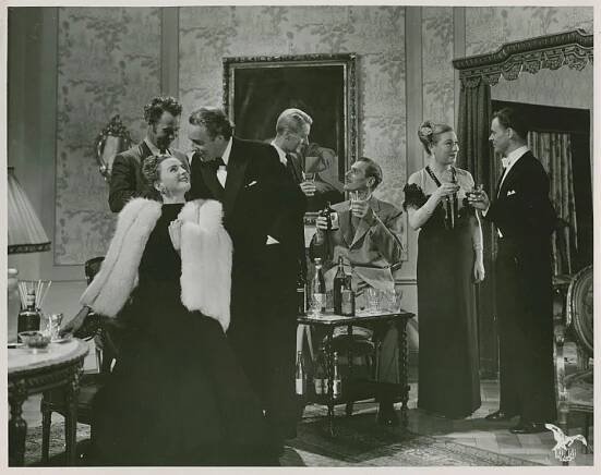 Margareta Fahlén, Arnold Sjöstrand, Edvin Adolphson, Marianne Löfgren, Sven Lindberg - En svensk Tiger - Z filmu