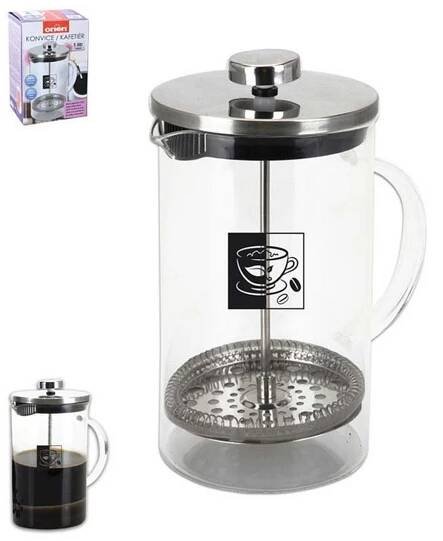 konvice sklo kafetier 1L