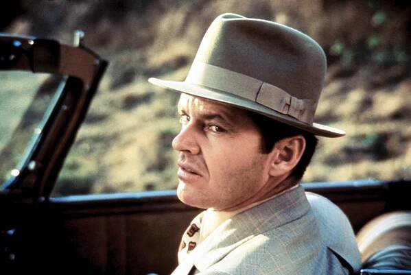 CHINATOWN, Jack Nicholson, 1974