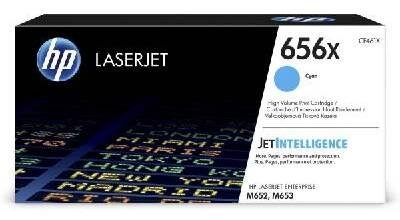 CF461X - Tonerová kazeta HP No.656X pro LaserJet Enterprise M652, M653, azurová XL, originál