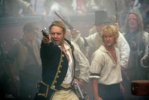 Master & Commander: Odvrátená strana sveta - Z filmu - Russell Crowe, Billy Boyd