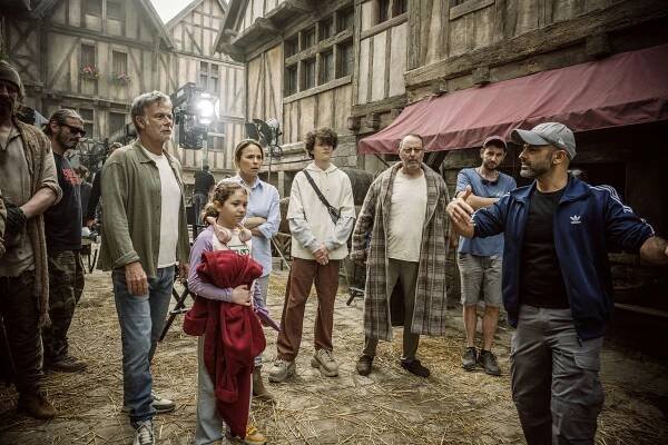 Franck Dubosc, Suzanne Clément, Raphael Romand, Jean Reno, François Uzan - Vlkodlaci z Temného Hvozdu - Z natáčení