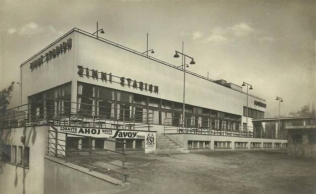 Zimní stadion na Štvanici, rok 1960. | Za krásnější Vimperk