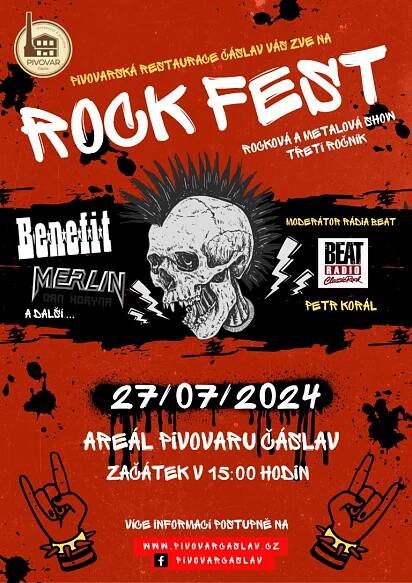ROCK FEST III - Pivovarská restaurace Čáslav