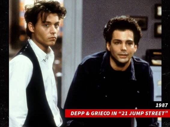 1206 Richard Grieco in 21 jump street with Johhny Depp Everett Collection