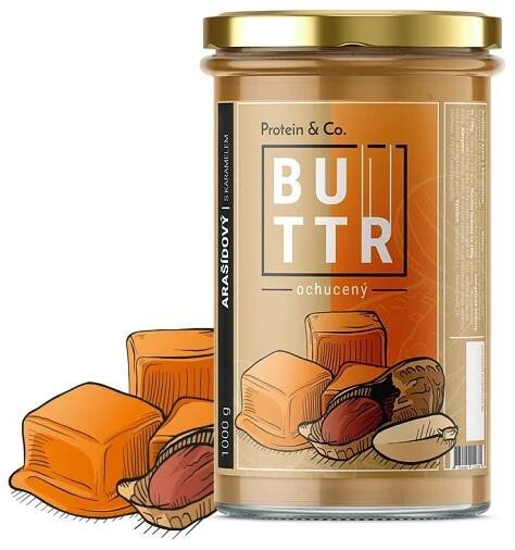 Protein&Co Arašídový krém s karamelem 1 kg