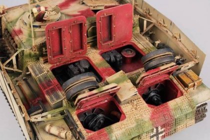 Detailně sestavený Stug IIIG - Modely vojenských vozidel