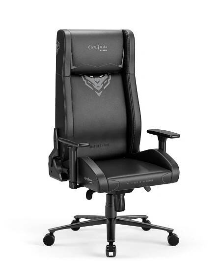 Herní židle Diablo Chairs X-Custom Normal Size Black + Fixy