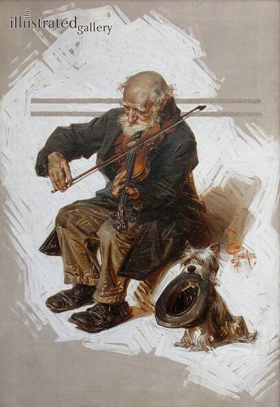Joseph Christian Leyendecker : Original Illustration Artwork For Sale