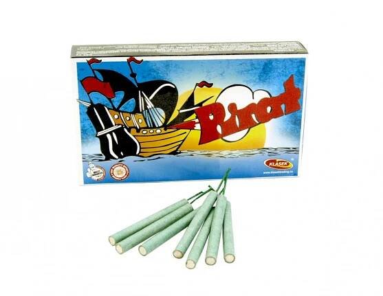 Klásek Pyrotechnics Petardy Pirát s knotem, 100 ks
