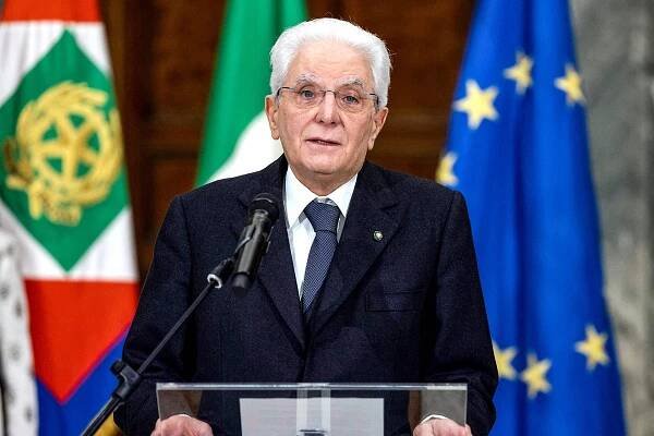 Italian President Sergio Mattarella