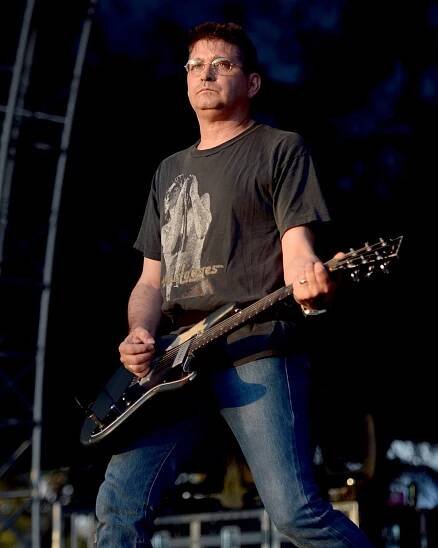 Steve Albini of Shellac performs onstage during FYF Fest 2016 at Los Angeles Sports Arena on August 27, 2016