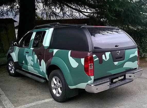 Hard Top Nissan Navara D40, bez oken