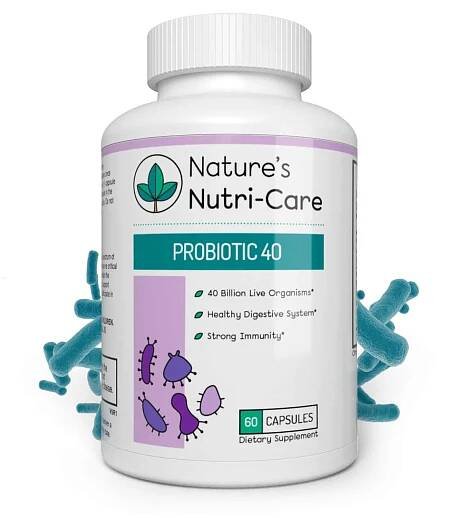 Probiotic Supplement, 40 Billion Live Cultures