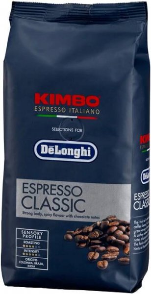 Zrnková káva De'Longhi Kimbo Espresso Classic 250g