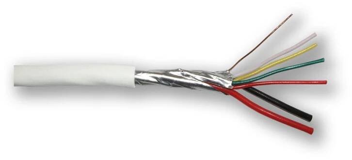 VAR-TEC Kabel VL 24-2x0,5+4x0,22/100 - balení 100m/fólie