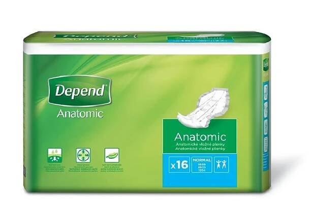Depend Normal vložné pleny 16 ks