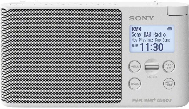 Sony XDR-S41D stolní rádio DAB+, DAB, FM bílá