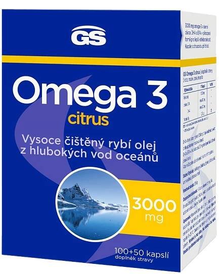 GS Omega 3 Citrus 150 ks