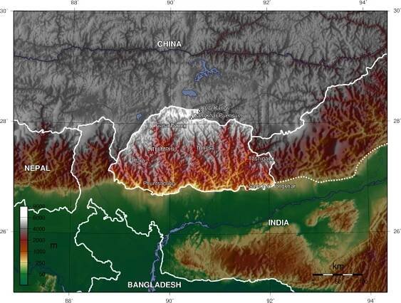 Soubor:Bhutan topo en.jpg